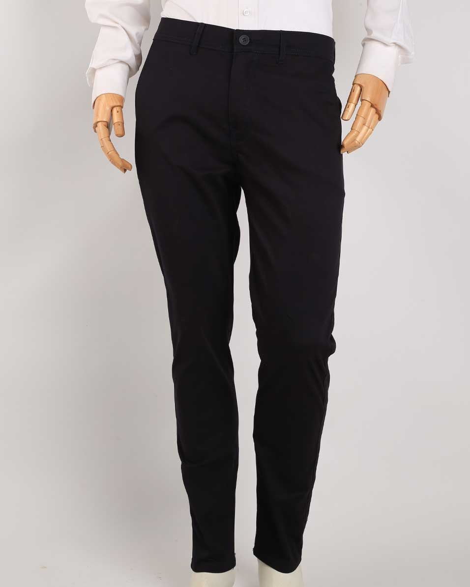 Smart Fit Navy Blue Gabardine Pants