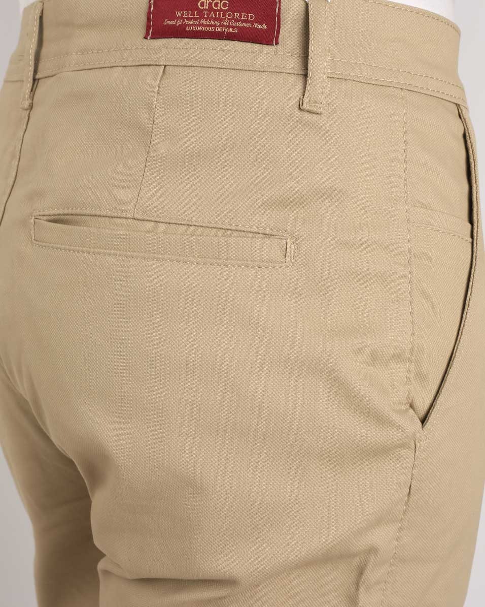 Smart Fit Beige Gabardine Pants - Image 5