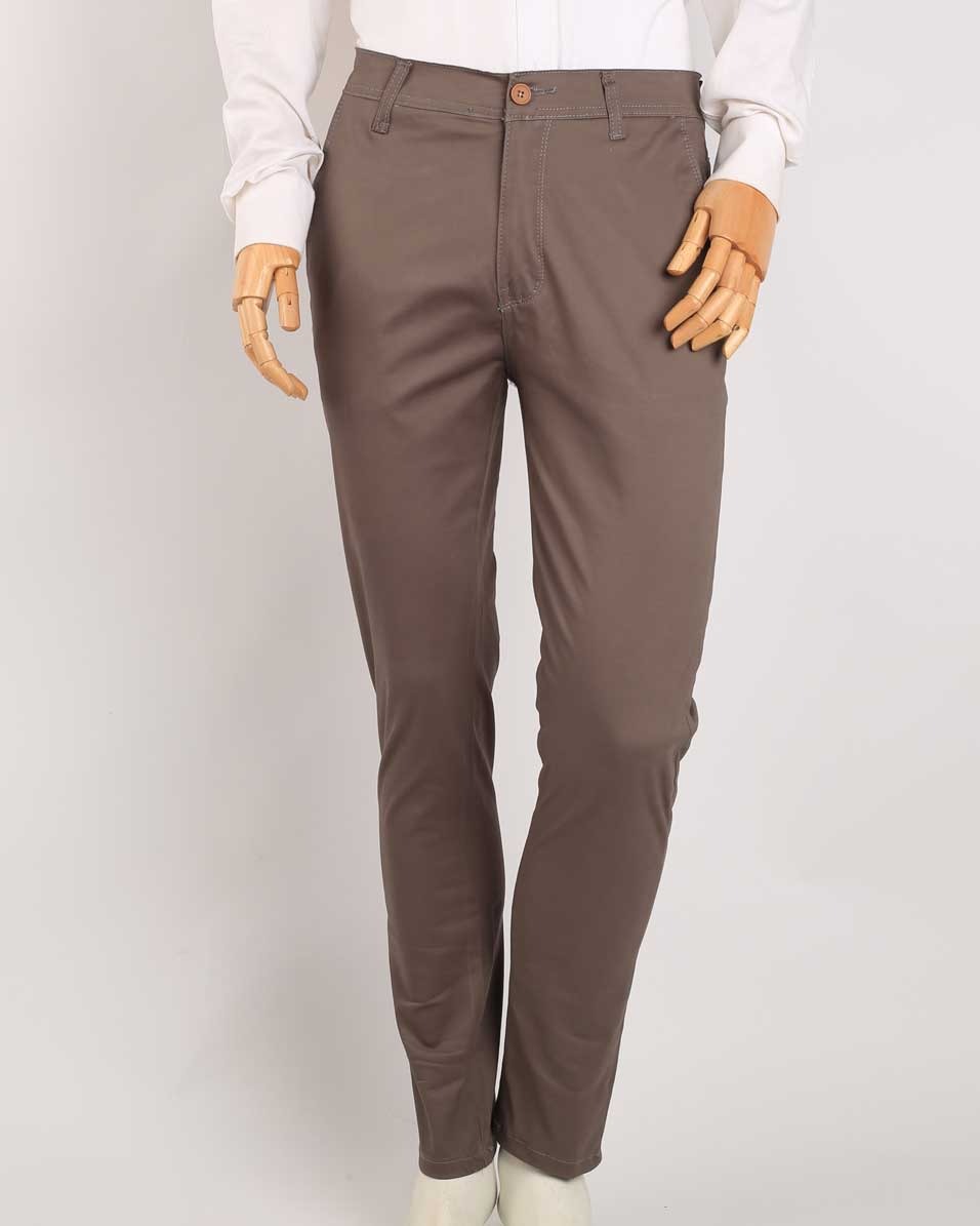 Smart Fit Grey Gabardine Pants