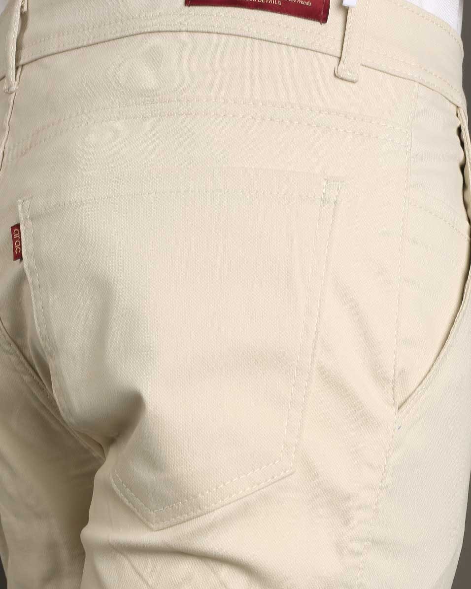 Smart Fit Beige Gabardine Pants - Image 5