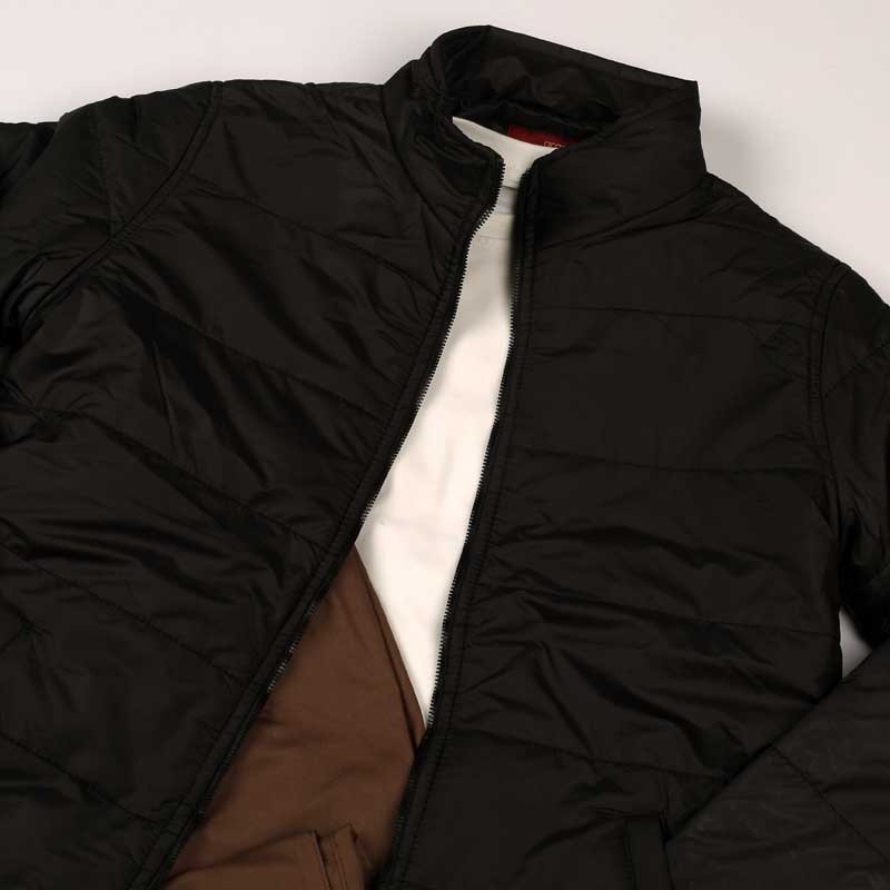 Smart Fit Black Puffer Jacket - Image 2