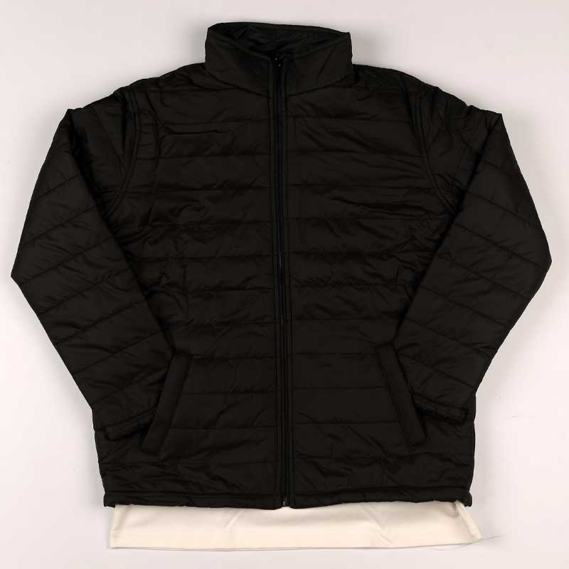 Smart Fit Black Puffer Jacket - Image 2