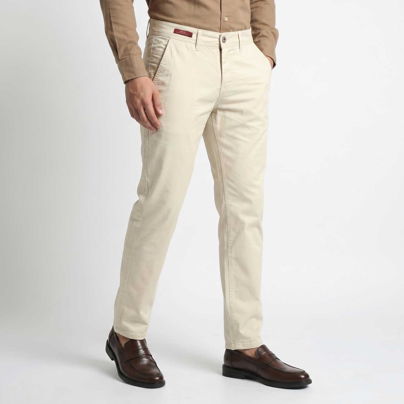 Smart Fit beige Gabardine Pants - Image 6