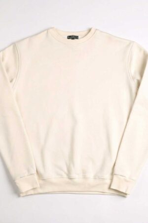 Smart Fit Off white Round  Sweat shirt