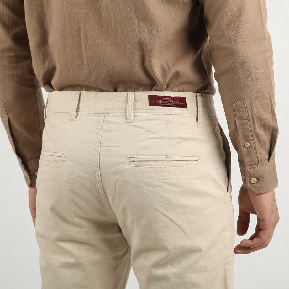 Smart Fit beige Gabardine Pants - Image 9