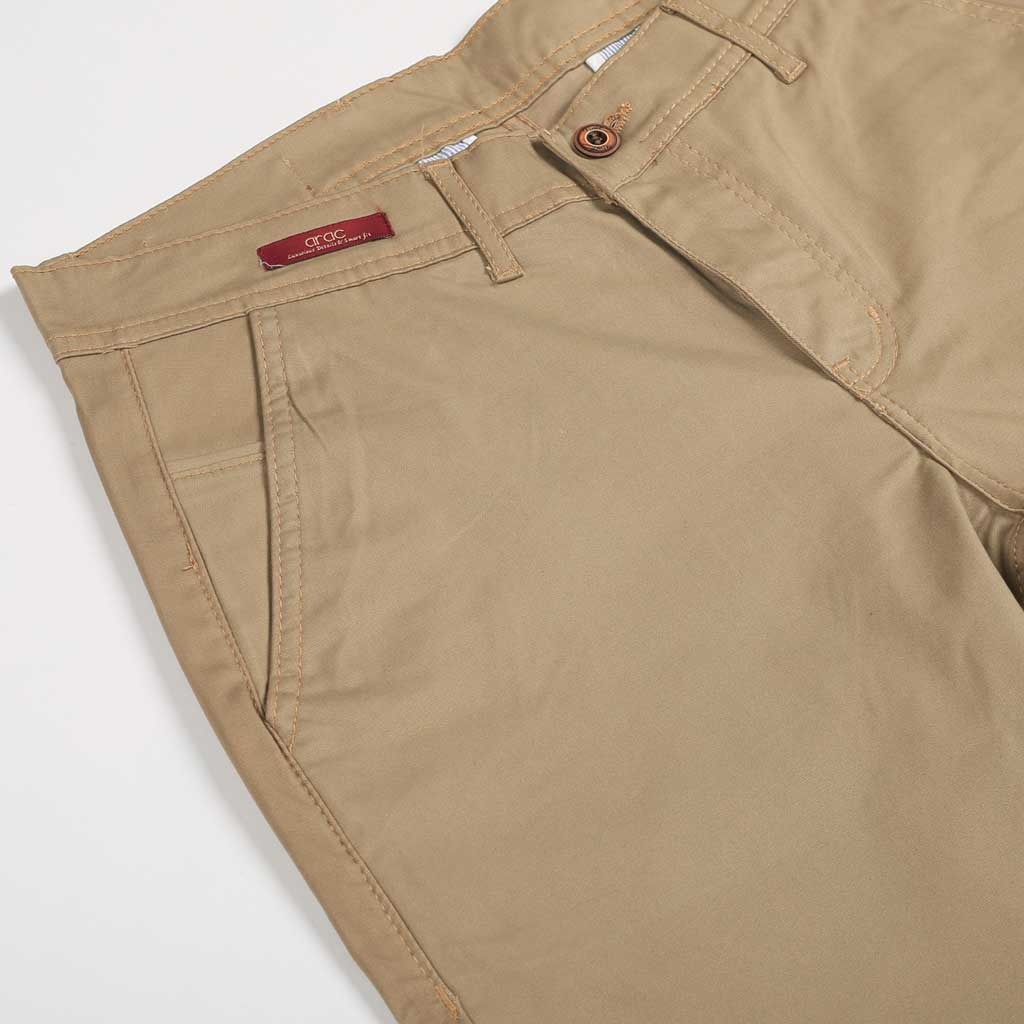 Smart Fit beige Gabardine Pants - Image 3