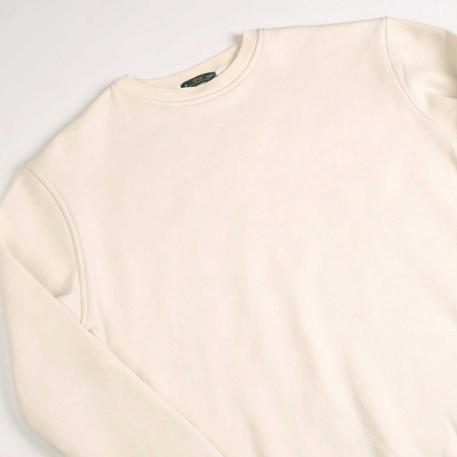 Smart Fit Off white Round Sweat shirt - Image 3