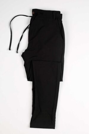 Black soft nylon pants