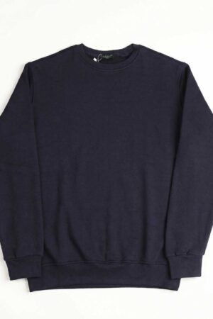 Smart Fit navy blue round sweat shirt