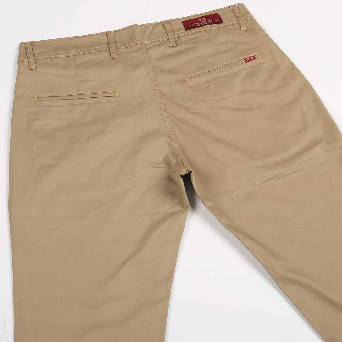 Smart Fit beige Gabardine Pants - Image 4