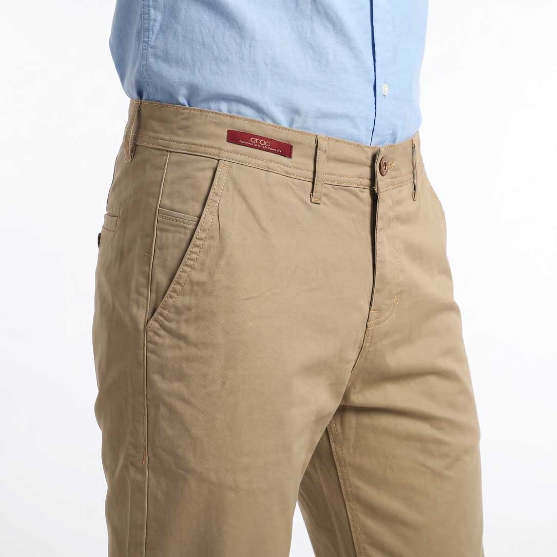 Smart Fit beige Gabardine Pants - Image 5