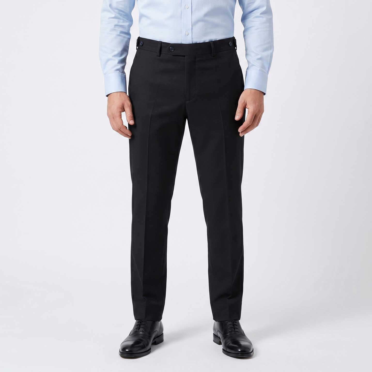 Classic pant navy blue smart fit